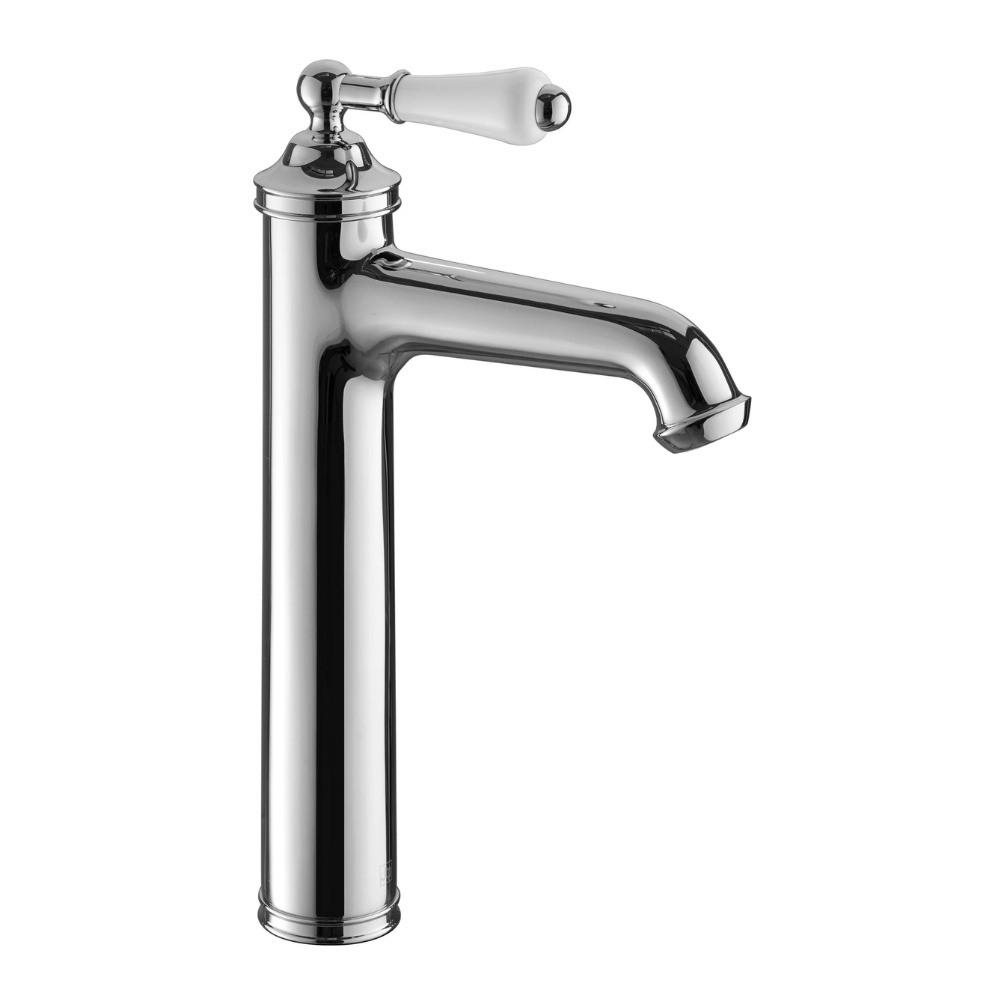 JTP Grosvenor Cross Chrome Single Lever Tall Basin Mixer Cut Out